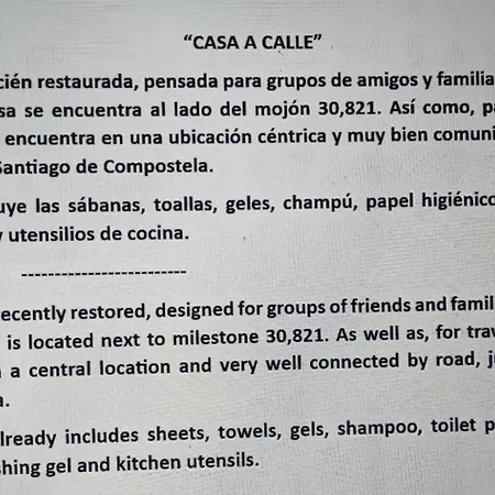 Casa A Calle Dom wakacyjny O Pino